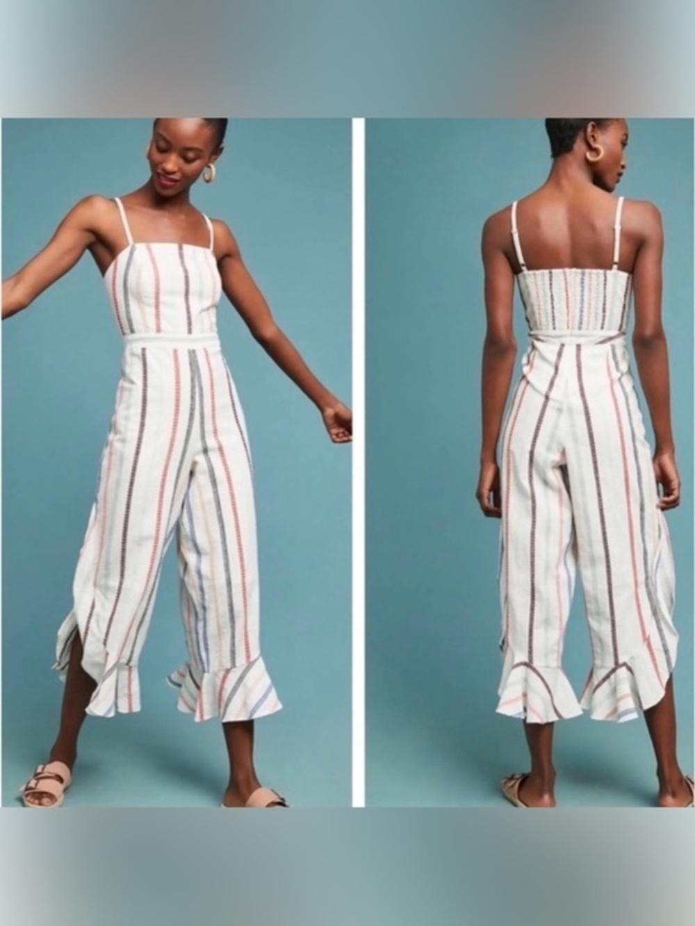 NWOT Red Carter Anthropologie Everly Jumpsuit size medium.